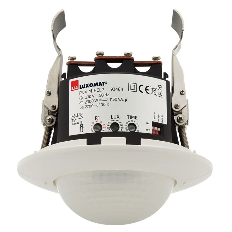 BEG Luxomat Bewegingsmelder | Aanwezigheidsmelder HCL2 360° IB wit IP20 24m 3Kanaal
