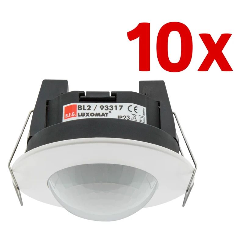BEG PIR Bewegingssensor | Plafond IP23 8m Wit | 93327