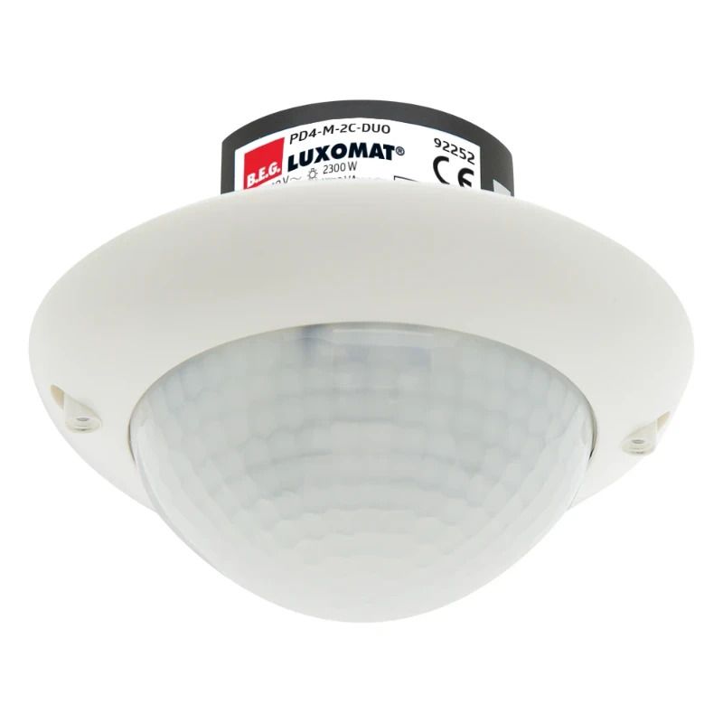 BEG PIR Aanwezigheidsmelder | Plafond Inbouw (stucwerk) IP20 24m Wit | 92252
