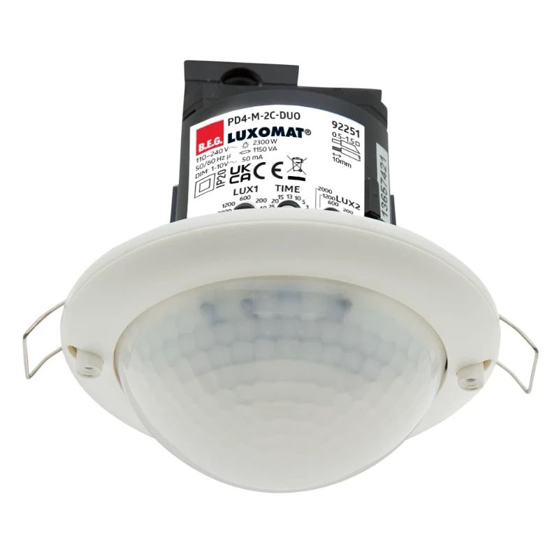 BEG PIR Aanwezigheidsmelder | Plafond IP20 24m Wit | 92251