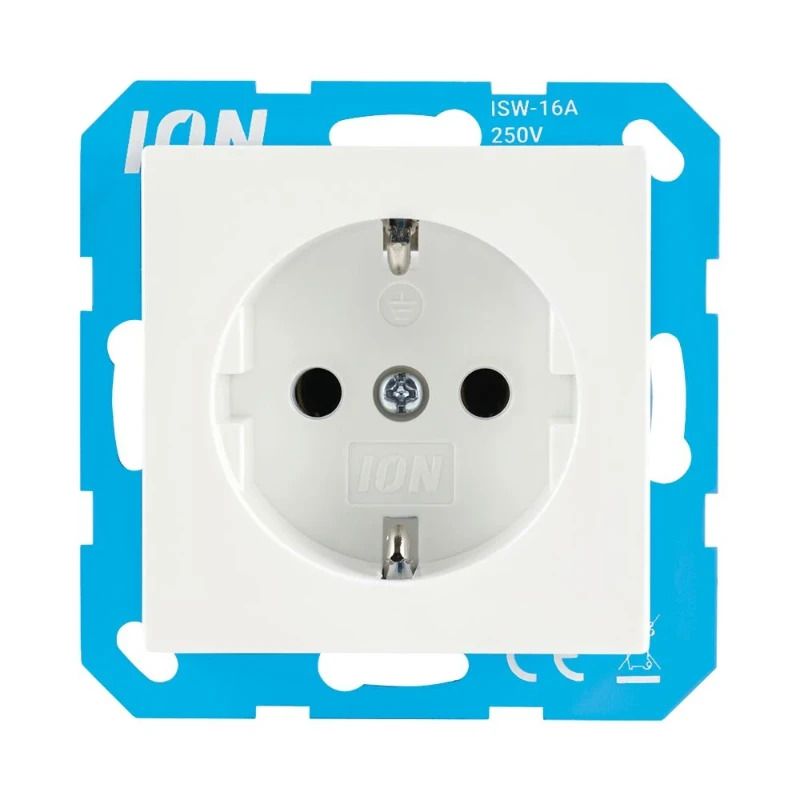 Ion Industries Wandcontactdoos | RA V1/J1 Alpin Wit
