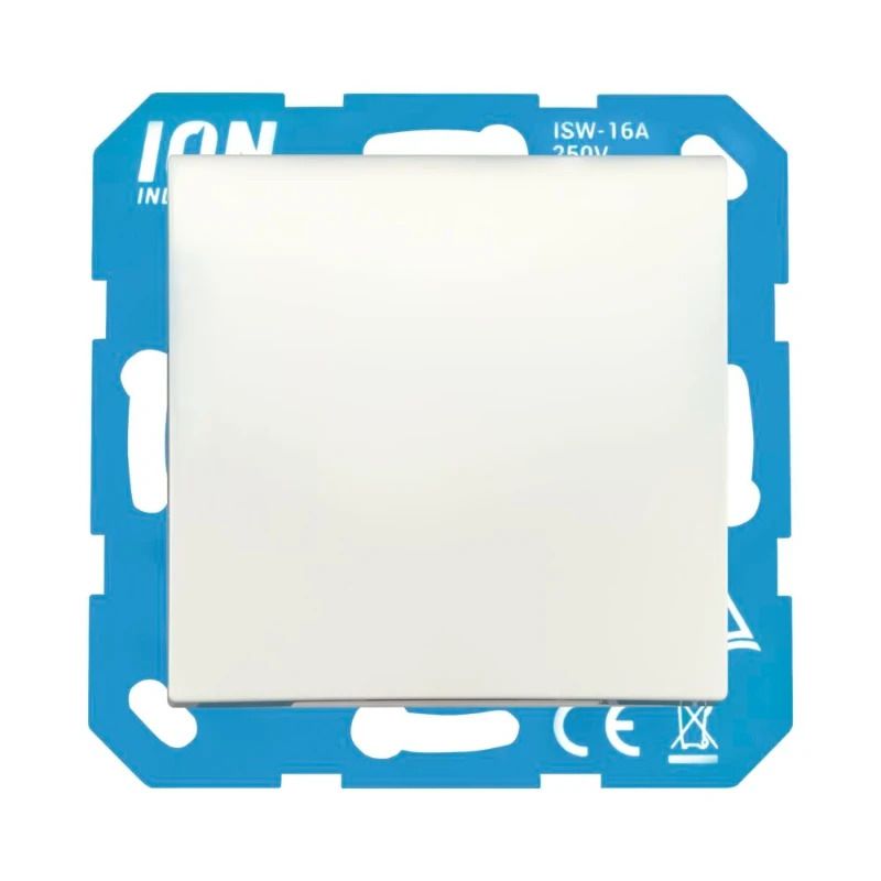 Ion Industries Wandcontactdoos | RA met Klapdeksel IP44 E1 Mat Alpin Wit