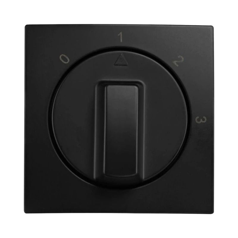 Ion Industries Centraalplaat | met Draaiknop 3-standenschakelaar met Nulstand E1 Mat Z | IP20