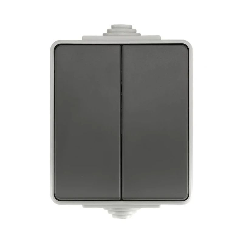 Ion Industries Schakelaar | Opbouw Serieschakelaar IP55 Grijs