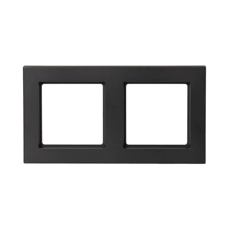 Ion Industries Afdekraam | 2-voudig V1 Mat Zwart | IP20