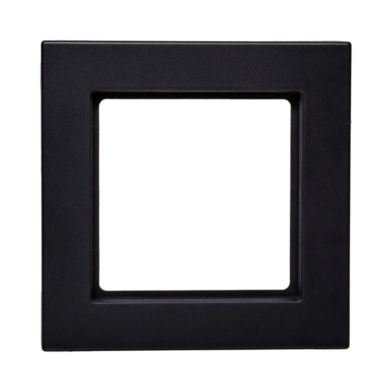 Ion Industries Afdekraam | 1-voudig V1 Mat Zwart | IP20