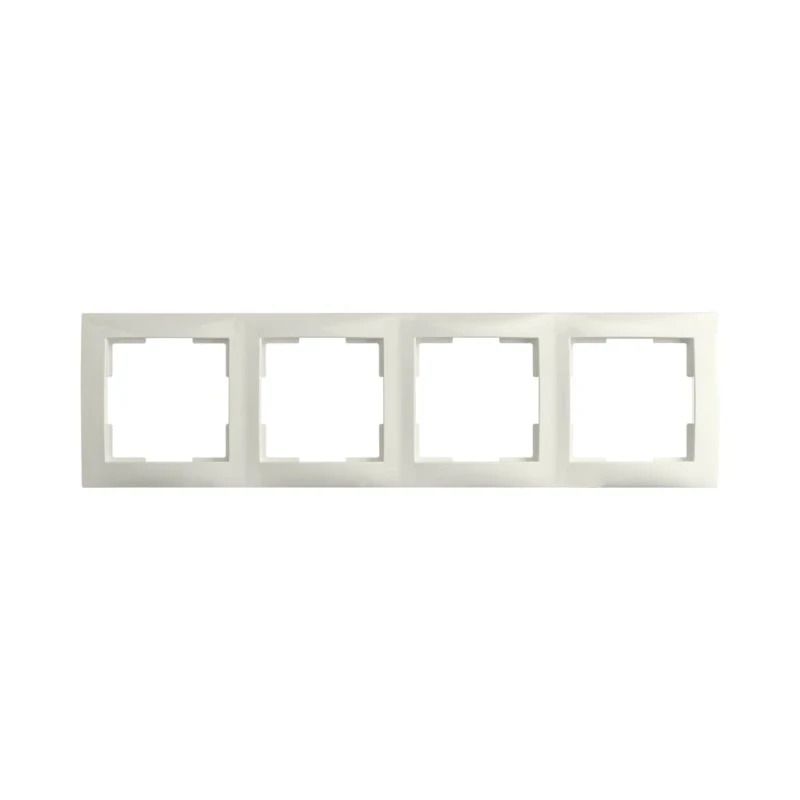 Ion Industries Afdekraam | 4-voudig E1 Alpin Wit | IP20
