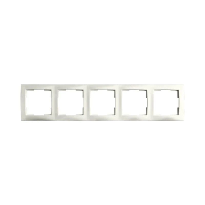 Ion Industries Afdekraam | 5-voudig E1 Alpin Wit | IP20