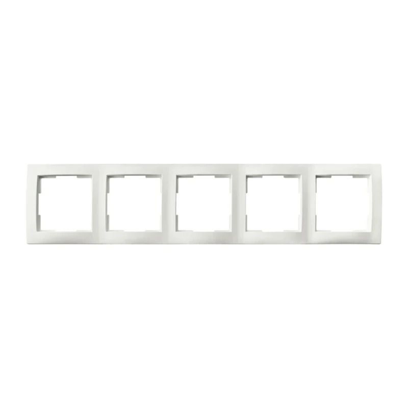 Ion Industries Afdekraam | 5-voudig E1 Mat Alpin Wit | IP20