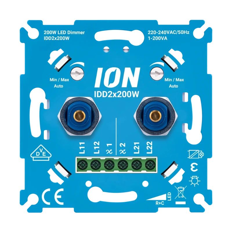 Ion Industries LED Duo Dimmer | 0.3-200W IP20