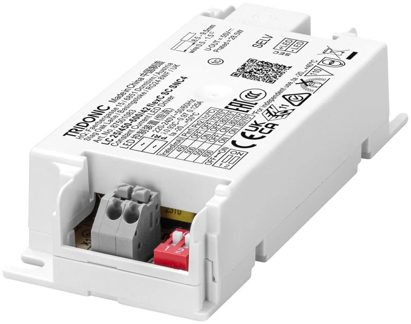 Tridonic LED Driver | 450mA/600mA 10.8W/25.2W 24V/42V | IP20 87501083