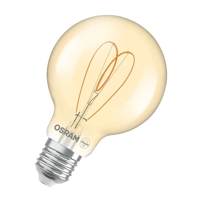 Osram E27 LED Kaarslamp | 8W Goud 2200K 220V/240V 922 806Lm | 300° Ø80mm Dimbaar