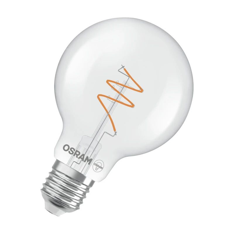 Osram E27 LED Globelamp | 4.6W 2700K 220V/240V 927 470Lm | 300° Ø80mm Dimbaar