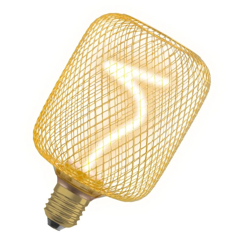 4x Osram E27 LED Kaarslamp | 3.5W Goud 1800K 220V/240V 818 170Lm | 320° Dimbaar