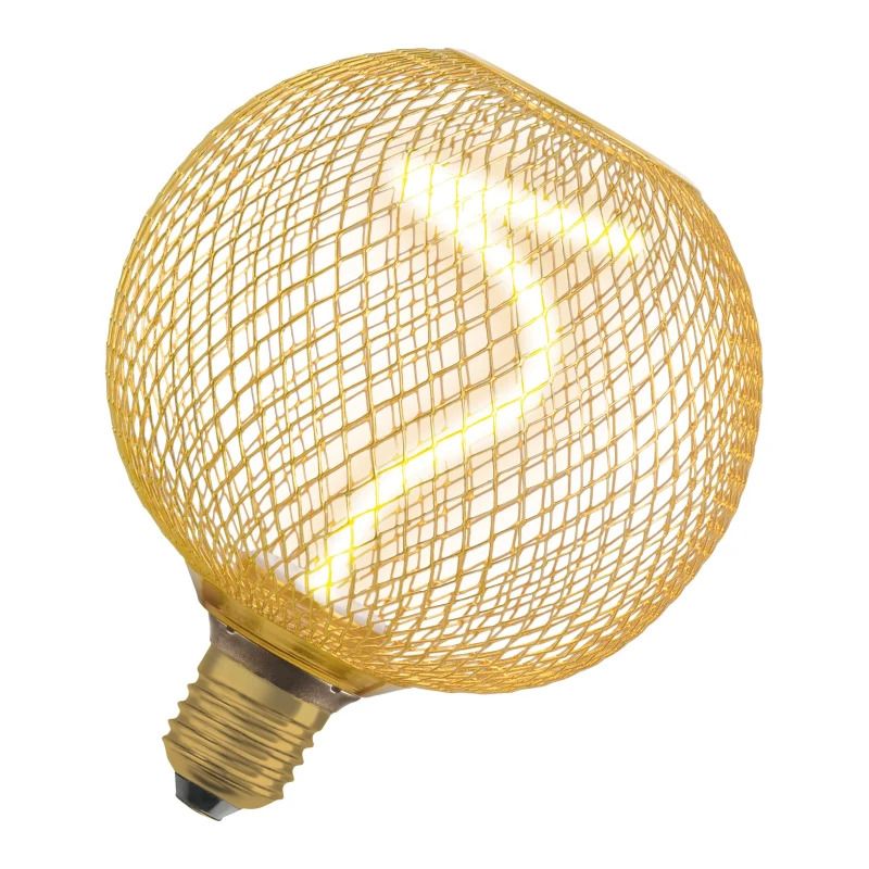 Osram E27 LED Globelamp | 3.5W Goud 1800K 220V/240V 818 170Lm | 320° Ø125mm Dimbaar