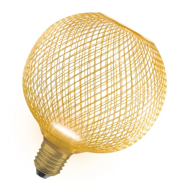 Osram E27 LED Globelamp | 3.5W Goud 2700K 220V/240V 827 300Lm | 100° Ø125mm
