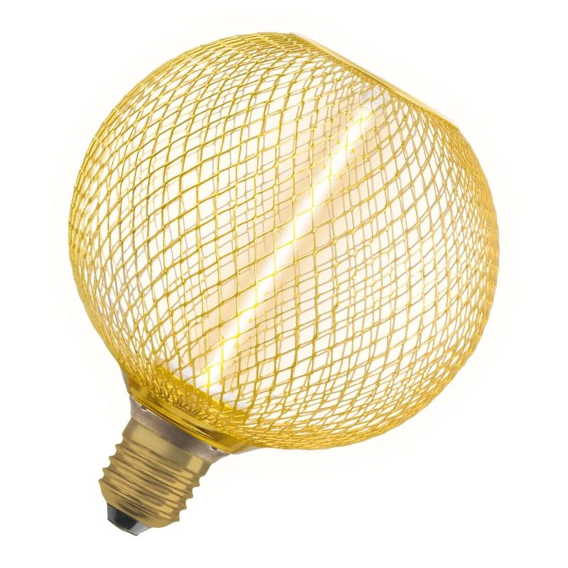 Osram E27 LED Kaarslamp | 3.5W Goud 1800K 220V/240V 818 150Lm | 320° Ø125mm Dimbaar