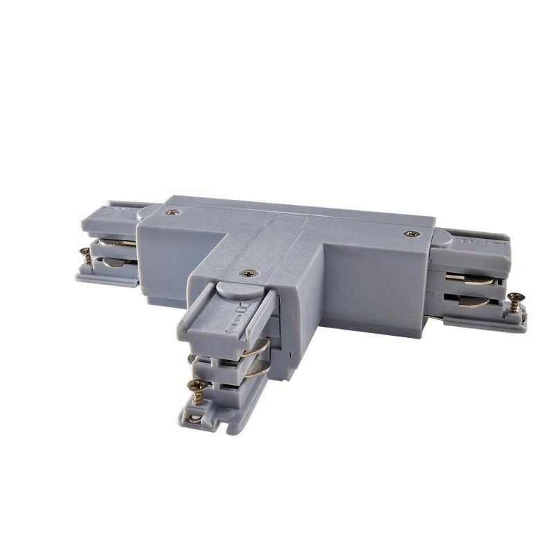 Powergear Onderdeel | 3-fasen rails T Connector Links1 DALI 3 Circuit Grijs | PRO-D636 L1-S