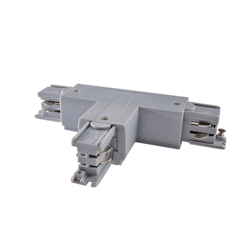 Powergear Onderdeel | 3-fasen rails T Connector Links2 DALI 3 Circuit Grijs | PRO-D636 L2-S