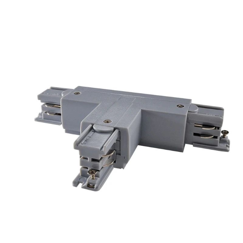Powergear Onderdeel | 3-fasen rails T Connector Rechts2 DALI 3 Circuit Grijs | PRO-D636 R2-S