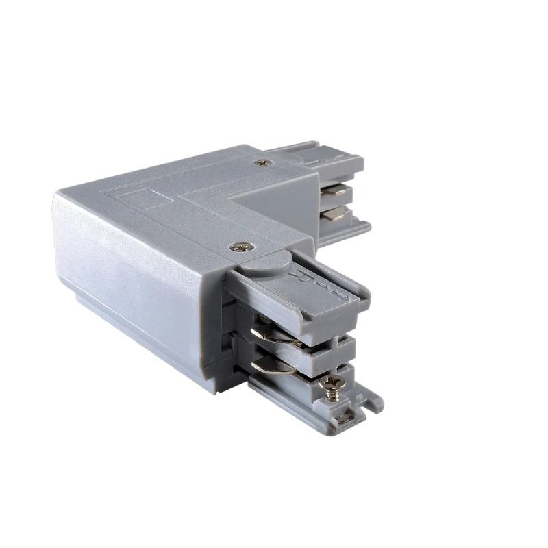 Powergear Onderdeel | 3-fasen rails L Connector Links DALI 1-circuit Grijs | PRO-D435 L-S
