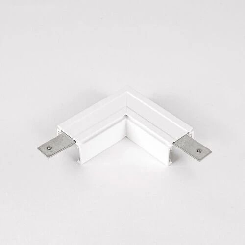Powergear Onderdeel | 48V Track L Profile Connector Flat Right White | PRO-N135FR-W