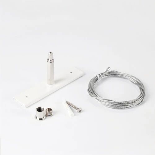 Powergear Onderdeel | 48V Track Ceiling Mount Reinforcement with 3m wire White | PRO-N148-W
