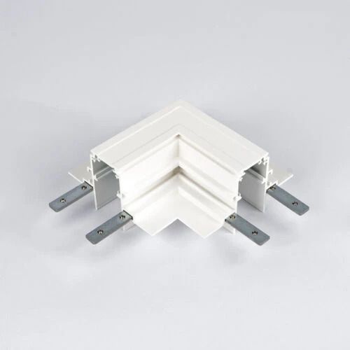 Powergear Onderdeel | 48V Track L Recessed Profile Connector Flat Right White | PRO-RN135FR-W