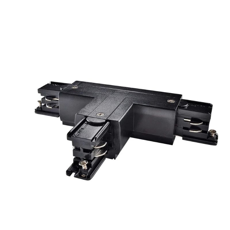 Powergear Onderdeel | 3-fasen rails T Connector Rechts1 DALI 3 Circuit Zwart | PRO-D636 R1-B