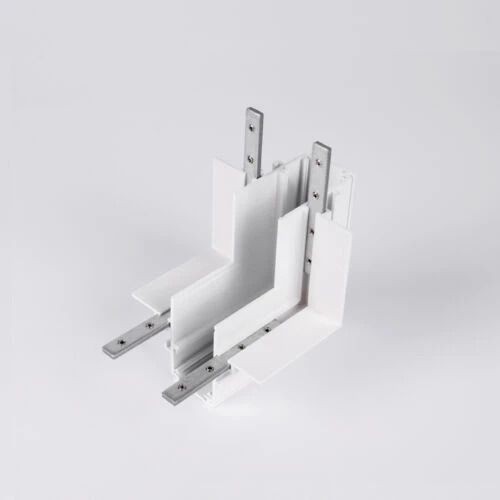 Powergear Onderdeel | 48V Track L Recessed Profile Connector Stereo White | PRO-RN135S-W