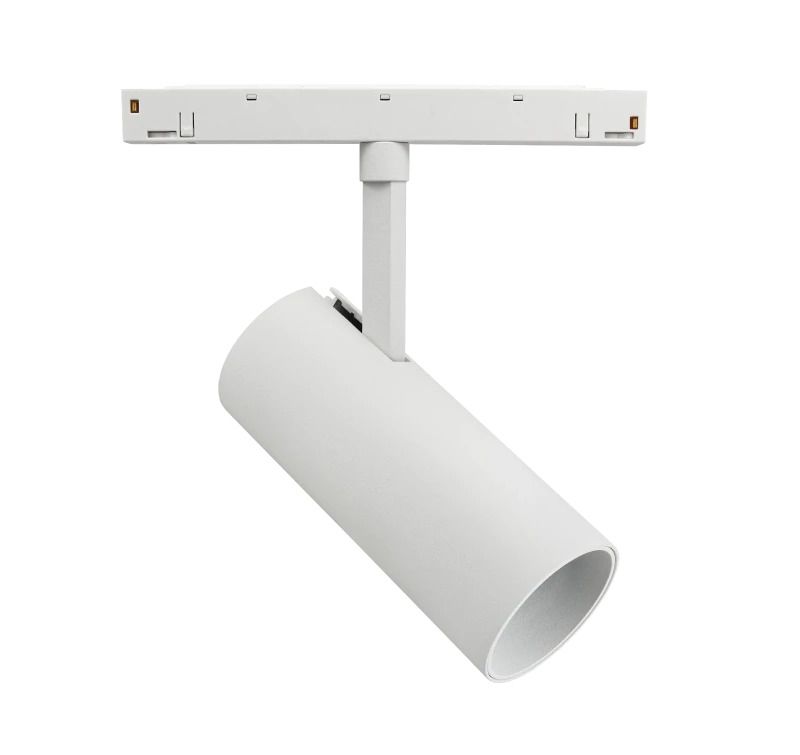 Powergear Rail Spot | 48V Track Sottile Ø50x120mm (Ø54) 15W 40º White/White | IN42099340W3