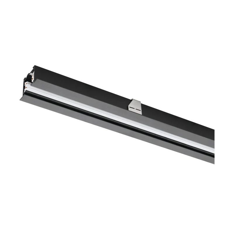 Eglo 3-Fase Inbouw Rail | Rail 1 meter zwart