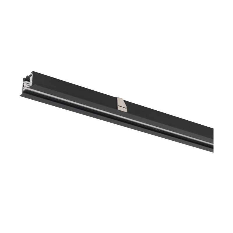 Eglo 3-Fase Inbouw Rail | Rail 3 meter zwart