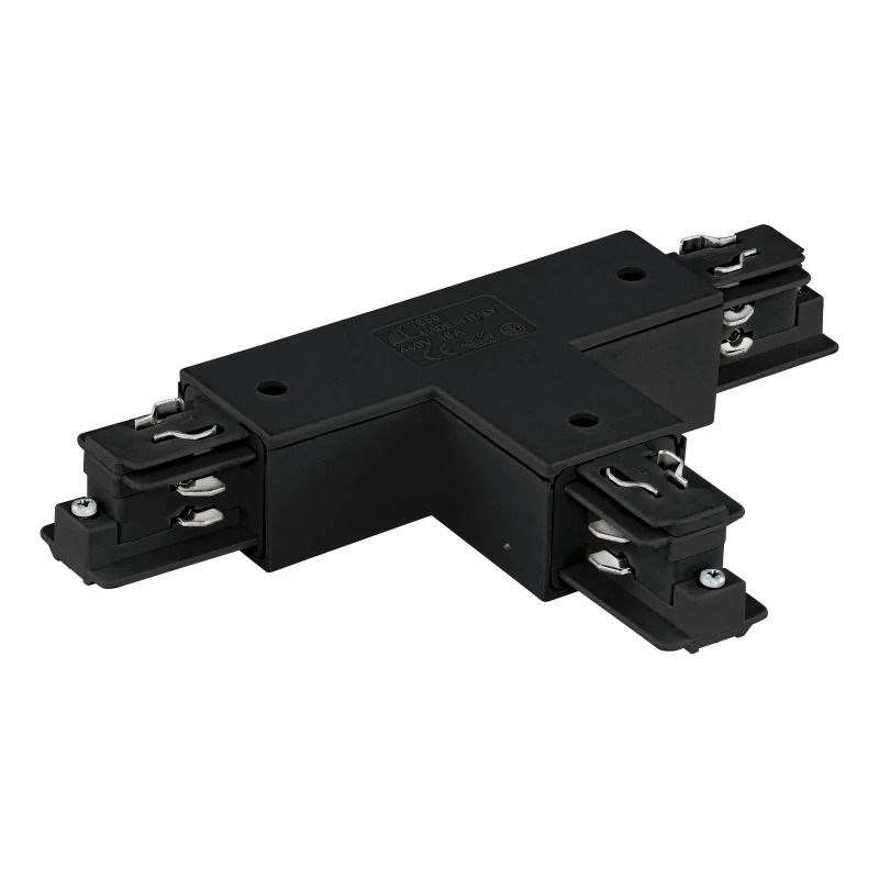 Eglo 3-Fase Rail | T-Verbindingsstuk links zwart