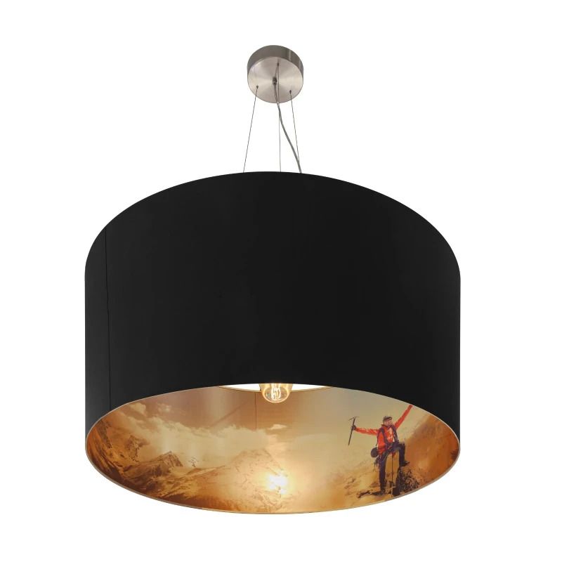 EGLO Onderdeel | Lampenkap 'PASTERI PRO' Ø530 H230 Zwart-goud