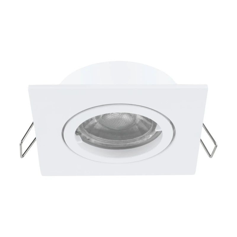 Eglo Inbouwspot Vierkant Ø68mm | 1X GU10 IP20 | Wit