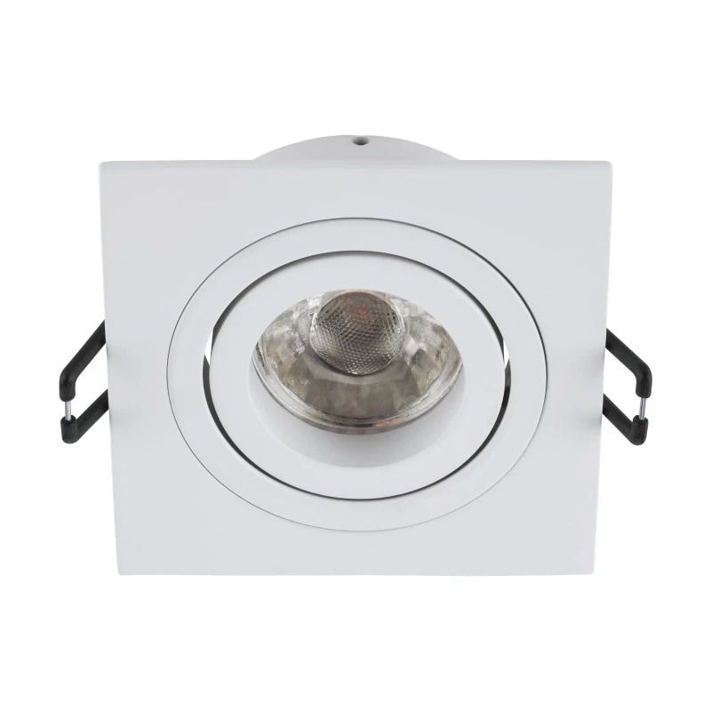 Eglo Inbouwspot Vierkant Ø85mm | 1X GU10 IP20 | Wit