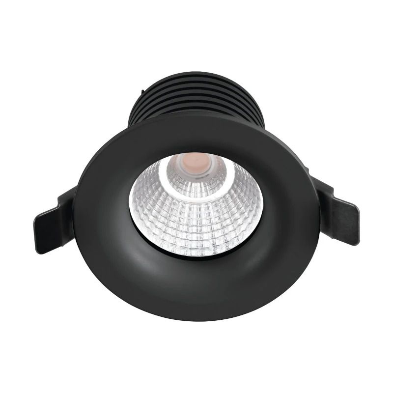Eglo Inbouwspot | TALVERA-G LED 1X6,4W 2700K Zwart | IP20 Ø75mm
