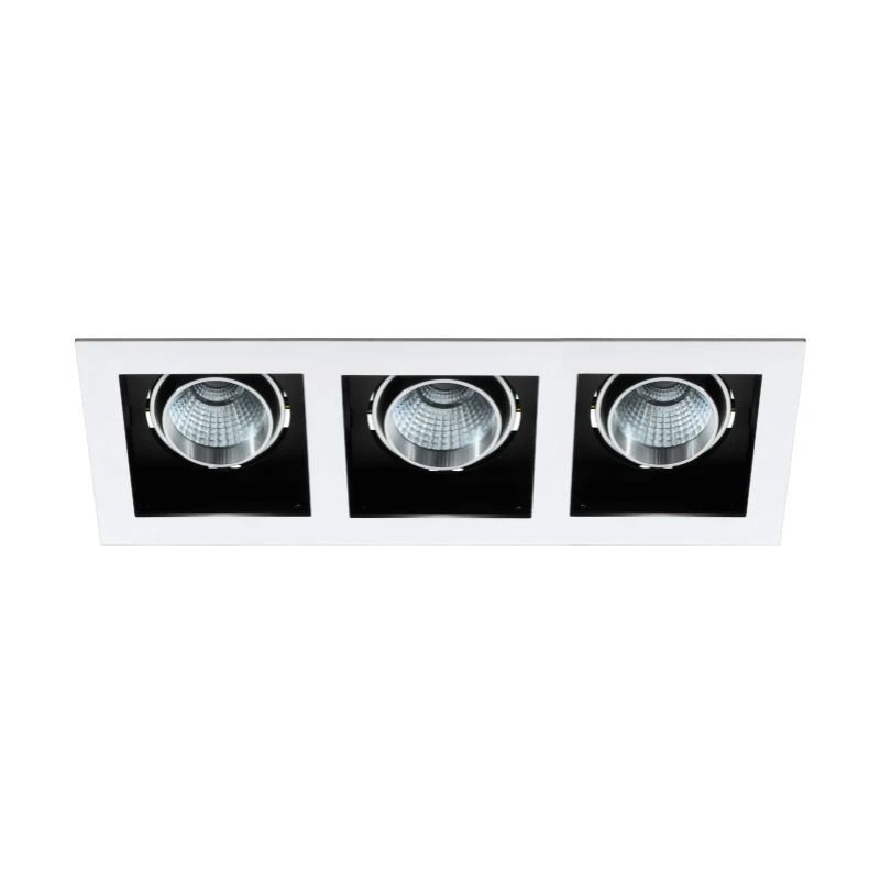 Eglo Inbouwspot | 'BISCARI' LED 3x6,4W 3000K Wit | IP20 Ømm