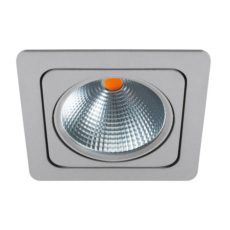 Eglo Inbouwspot | 'VASCELLO-G' LED 1x21W 3000K Zilvergrijs | IP20 Ømm