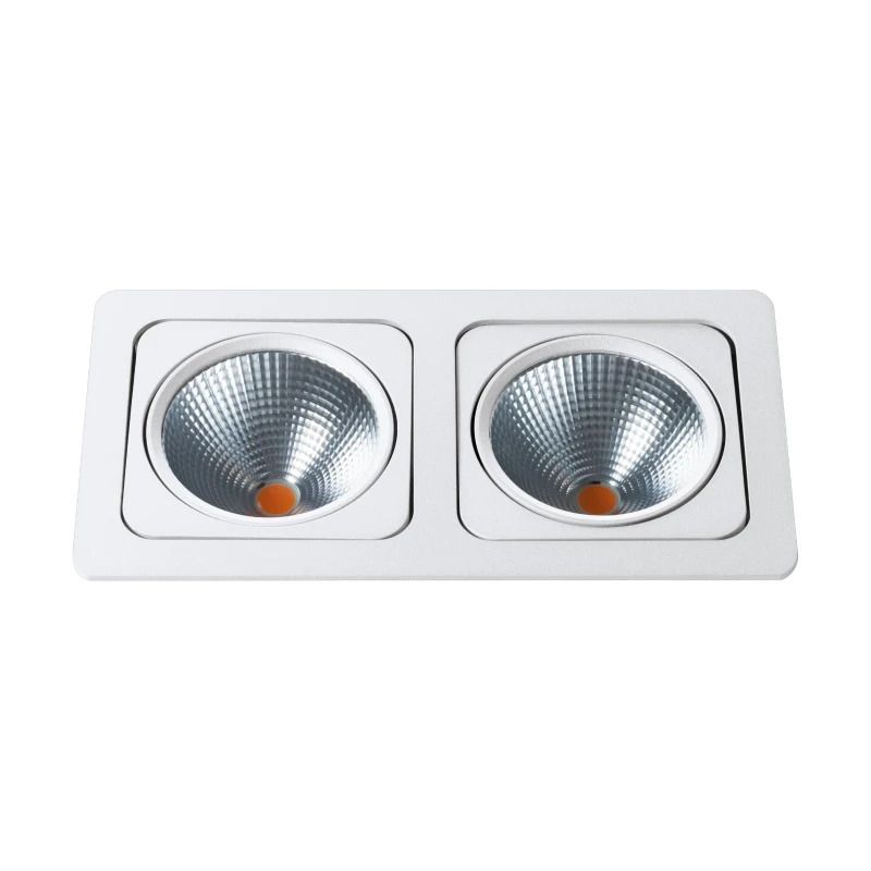 Eglo Inbouwspot | 'VASCELLO-G' LED 2x21W 2700K Wit | IP20 Ømm
