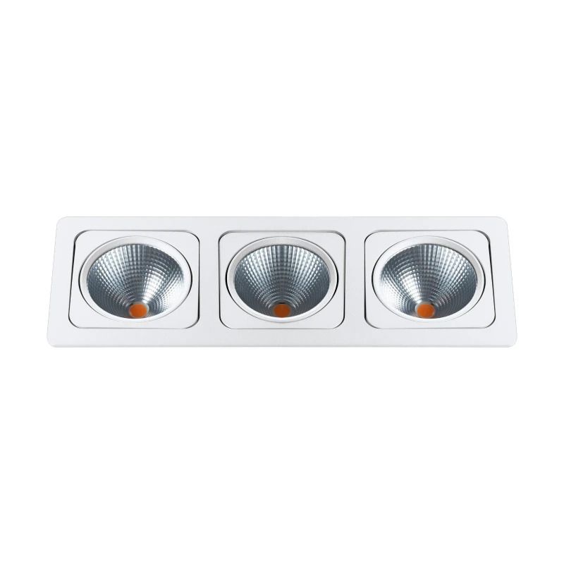 Eglo Inbouwspot | 'VASCELLO-G' LED 3x21W 4000K Wit | IP20 Ømm