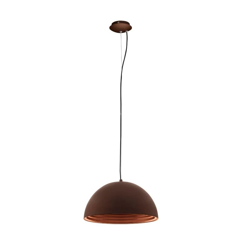 Eglo Hanglamp | PANDERAS | E27 Ø300 / H150 bruin-koper