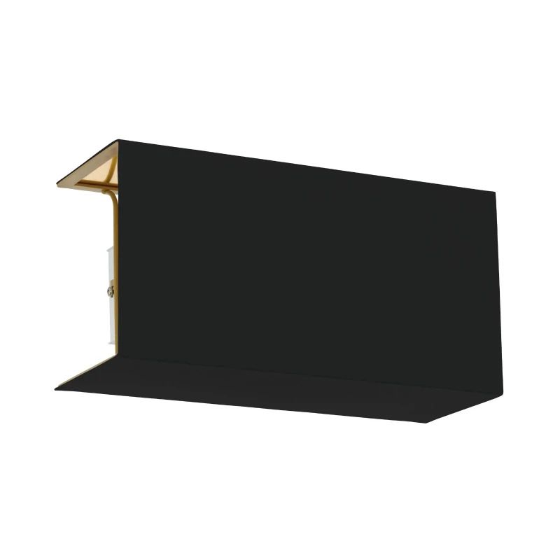 EGLO Onderdeel | Lampenkap 'PASTERI PRO' H-300, B-150 Zwart/goud