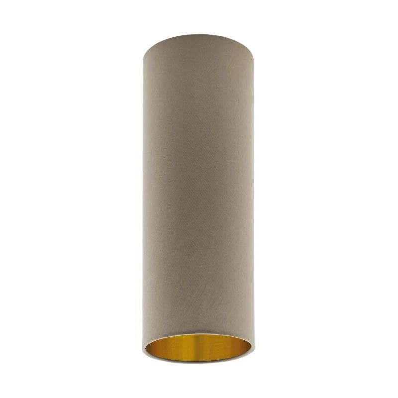 EGLO Onderdeel | Lampenkap 'PASTERI PRO' Ø150 H400 taupe/goud