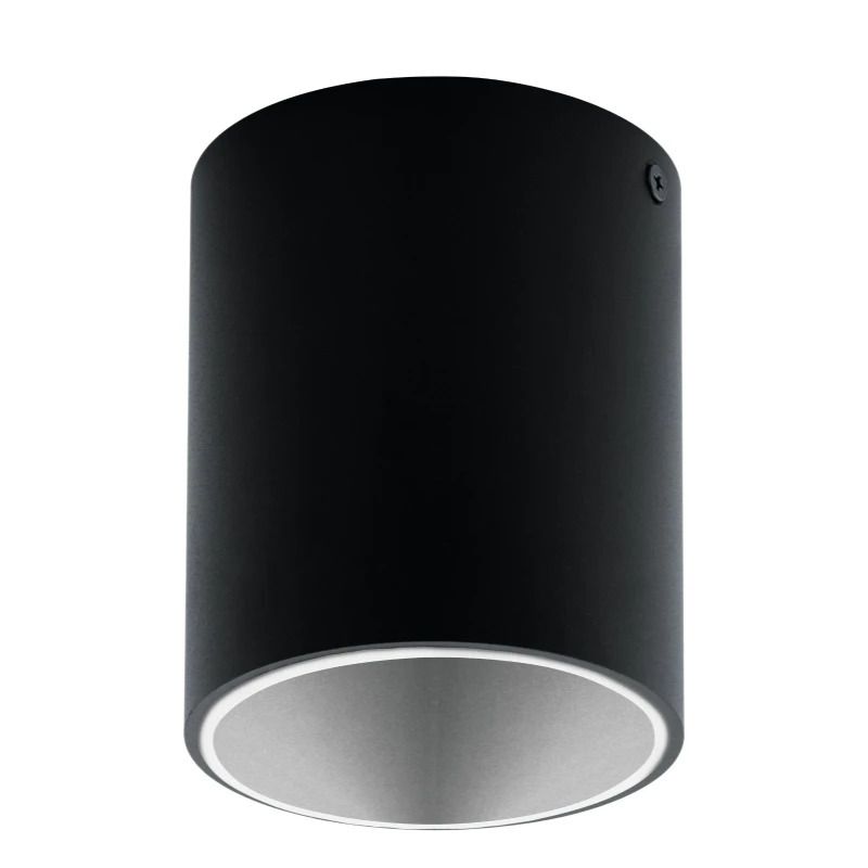 Eglo Plafondlamp | POLASSO PRO | LED 3000K Ø100 zwart-wit 3.3W IP20