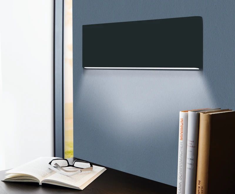 Eglo Wandlamp | CLIMENE | LED L-225 3000K antraciet 8.4W IP20