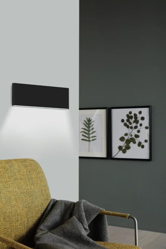 Eglo Wandlamp | CLIMENE | LED L-500 3000K antraciet IP20