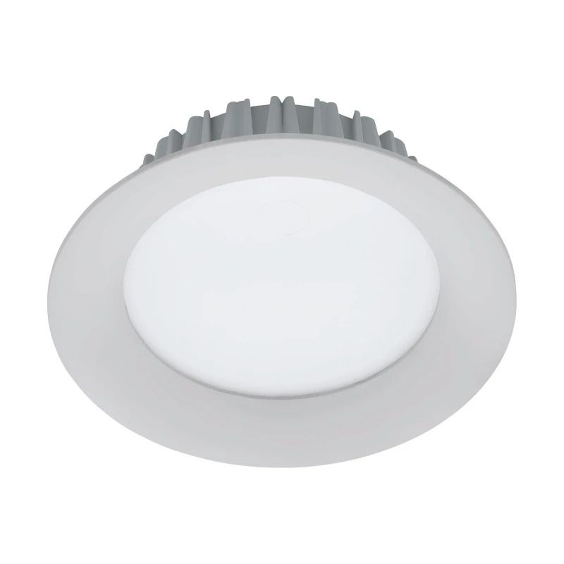 Eglo Inbouwspot | 'TREVIGLIO' LED Ø142 3000K zilvergrijs | IP44
