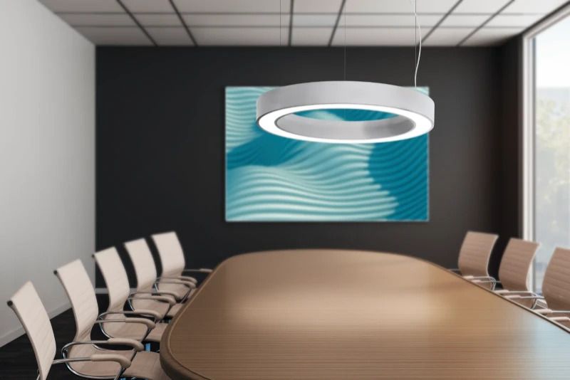 Eglo Hanglamp | PASTRENGO 2 | LED 43W 3000K Ø700 verticaal zilvergrijs